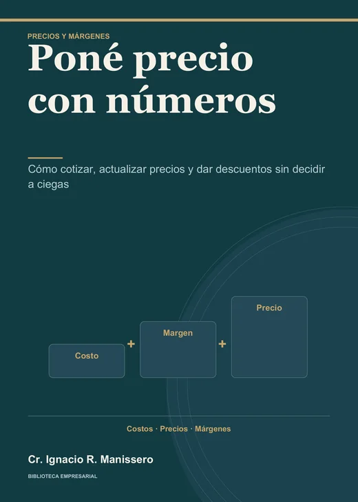 Portada de Poné precio con números