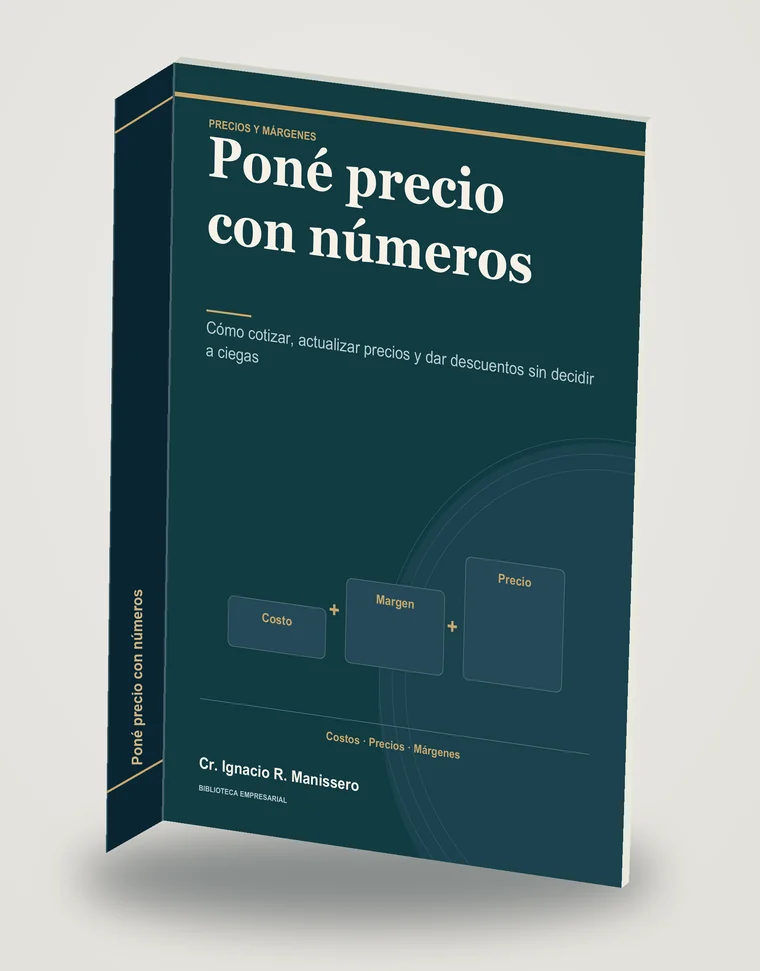 Presentación de la portada de Poné precio con números
