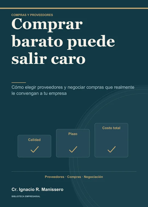 Portada de Comprar barato puede salir caro