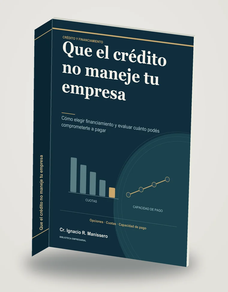 Presentación de la portada de Que el crédito no maneje tu empresa