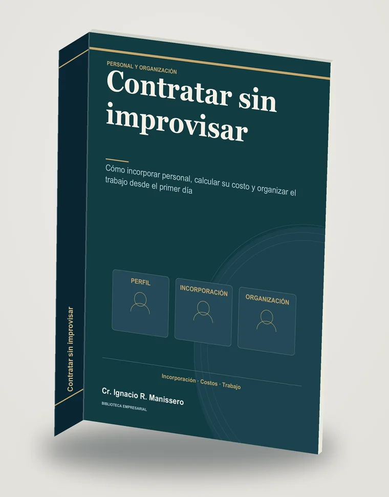 Presentación de la portada de Contratar sin improvisar