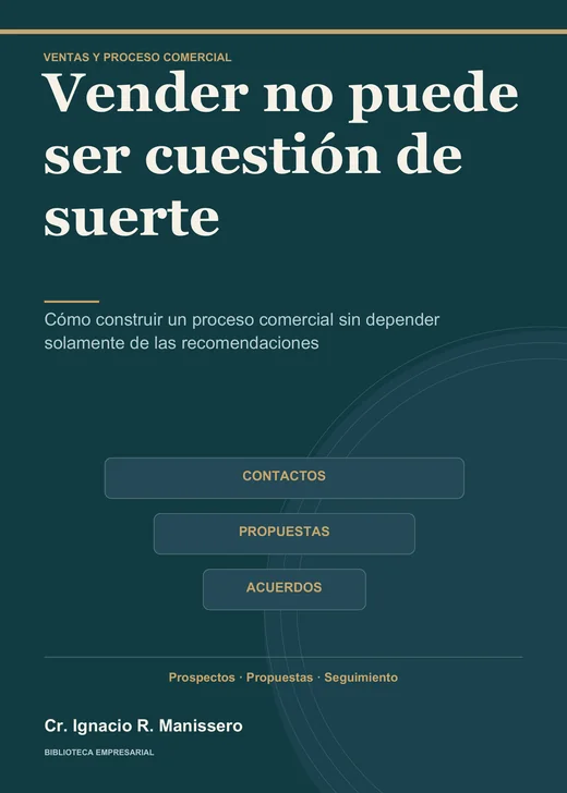 Portada de Vender no puede ser cuestión de suerte