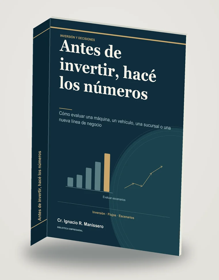 Presentación de la portada de Antes de invertir, hacé los números