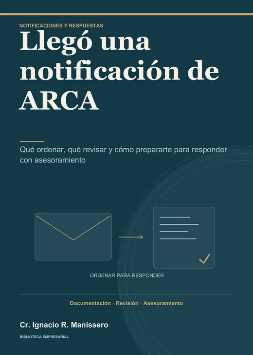 Portada de Llegó una notificación de ARCA