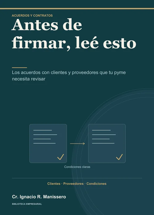 Portada de Antes de firmar, leé esto