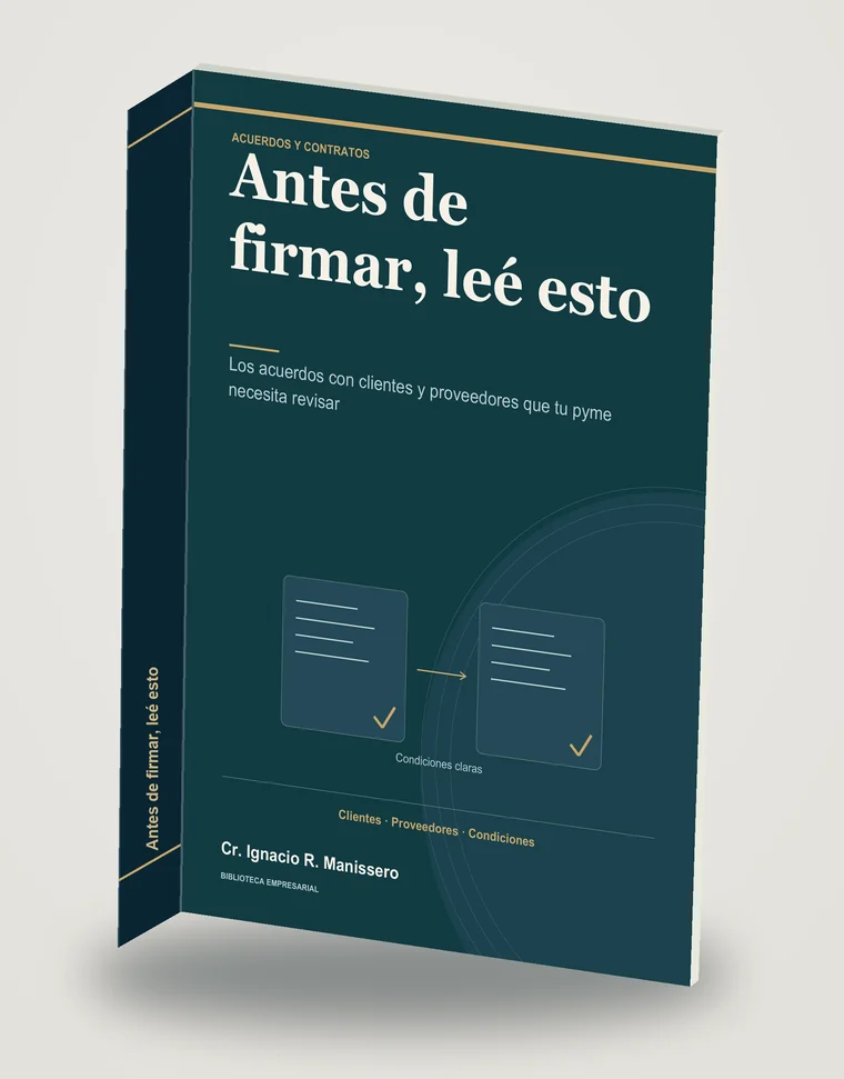 Presentación de la portada de Antes de firmar, leé esto