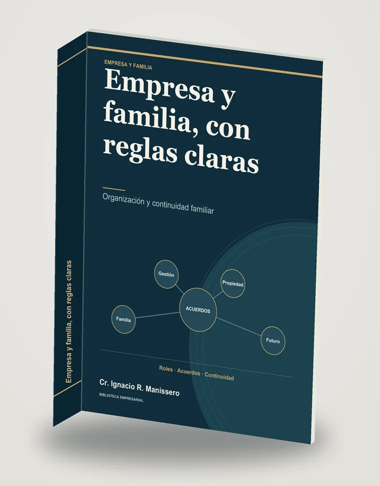 Presentación de la portada de Empresa y familia, con reglas claras