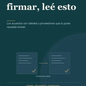 Antes de firmar, leé esto
